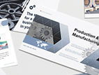 브로슈어형 제조,생산3 PPT 패키지(회사소개서, 보고서, 제안서, 기획서, 심플)