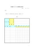 작업 사이클 시간 분석 표(일본어)