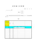 직영 시공 계획서(착수 신고 첨부 서류)(일본어)