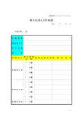 신입 사원 OJT계획 표(일본어)