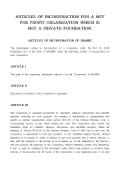 ARTICLES OF INCORPORATION01