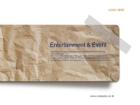 엔터테인먼트, 이벤트8 파워포인트 디자인(제안서, 회사소개서, 기획서, 브로슈어, 상품소개서 디자인)