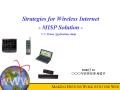 정보통신 영문 사업계획서(유무선 단말기, 무선인터넷, MISP, 컨텐츠, 휴대폰)