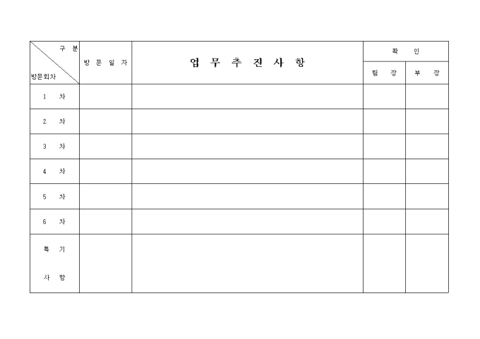 고객관리카드, 법인 뒷면 미리보기