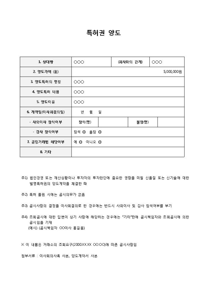특허권 양도 미리보기
