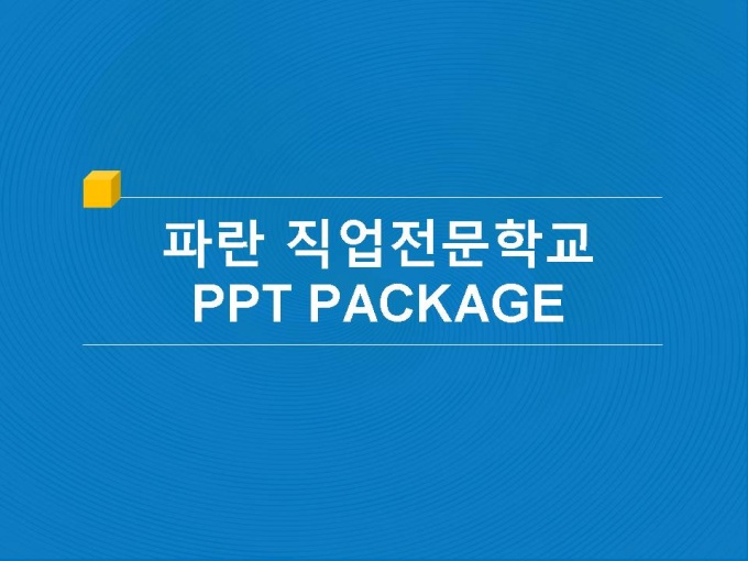 파란직업전문학교_회사소개서,보고서,기획서 미리보기