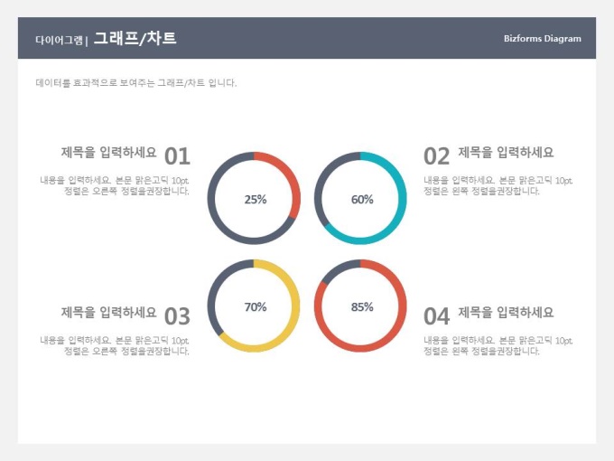 그래프차트(도넛형) 미리보기