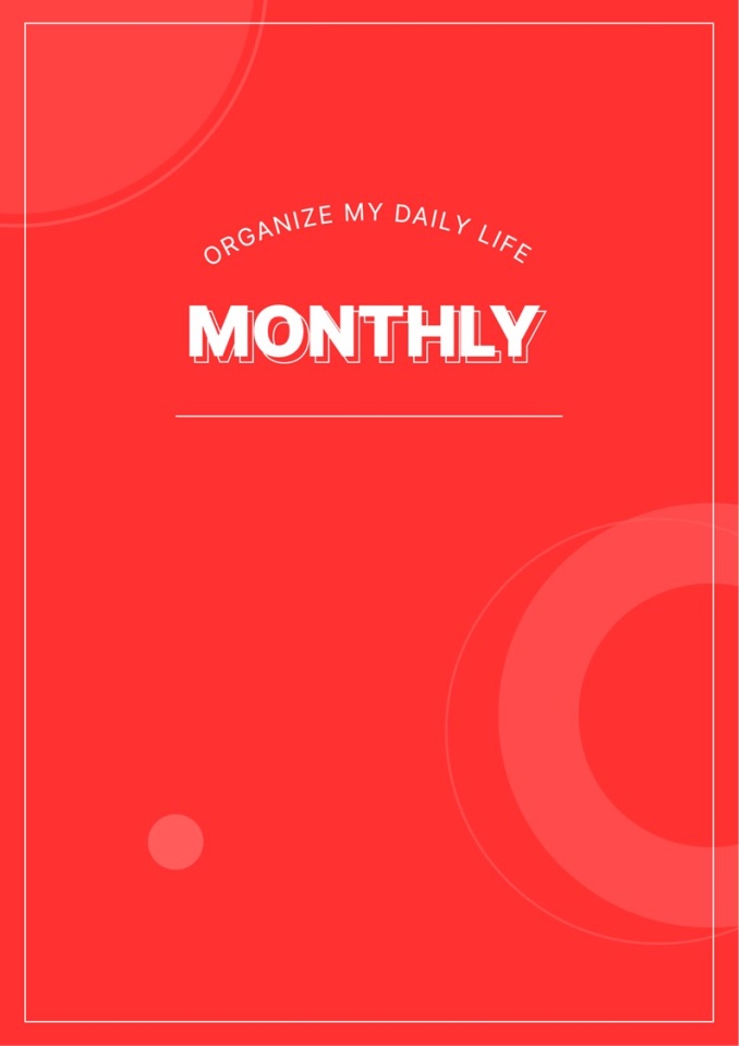 디지털플래너 (먼슬리트래커 GOAL PLANNER) 미리보기