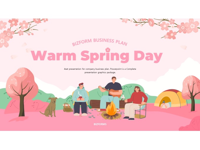 파워포인트배경(따스한봄날) 미리보기
