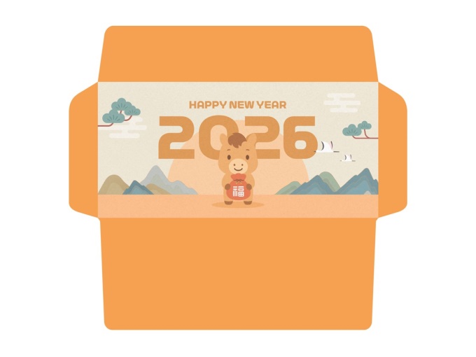 설봉투(2026_붉은말의해) 미리보기