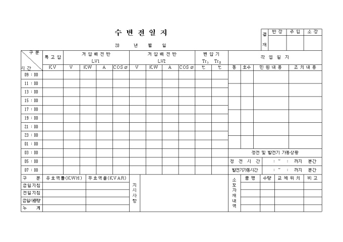 수변전일지 미리보기