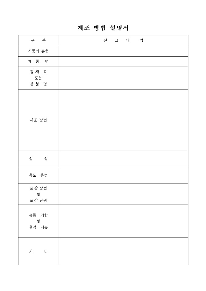 제조방법 설명서 미리보기