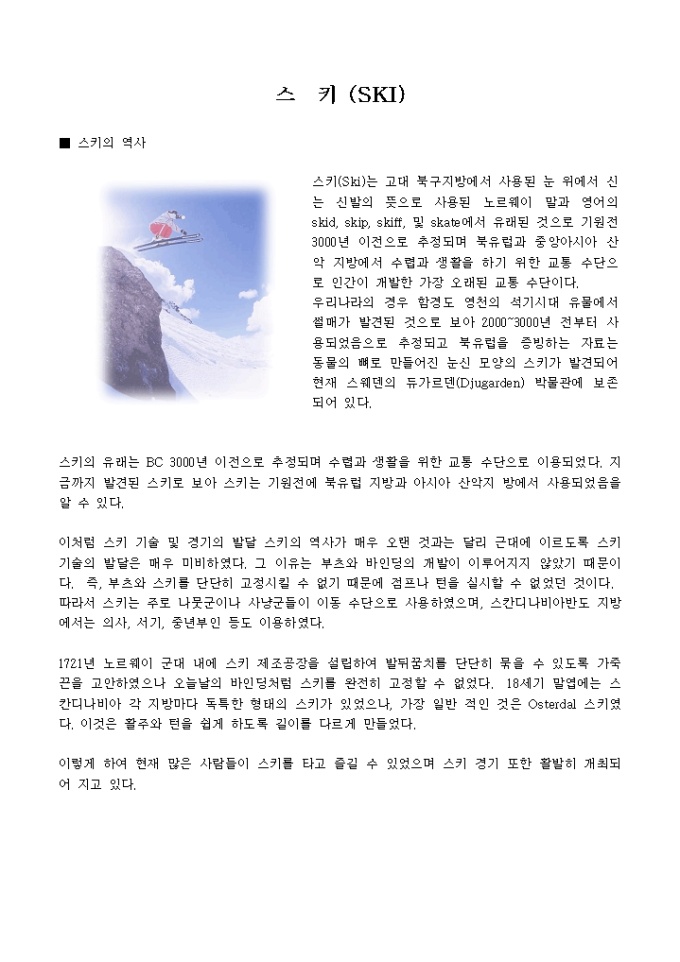 스키의역사 미리보기
