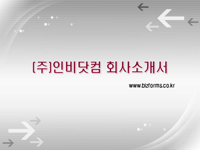 웹사이트 회사소개서(인터넷 컨텐츠) 미리보기