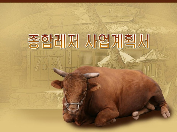 종합관광 레저기업 사업계획서 미리보기