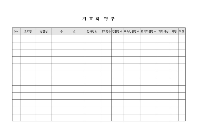 지교회 명부 미리보기