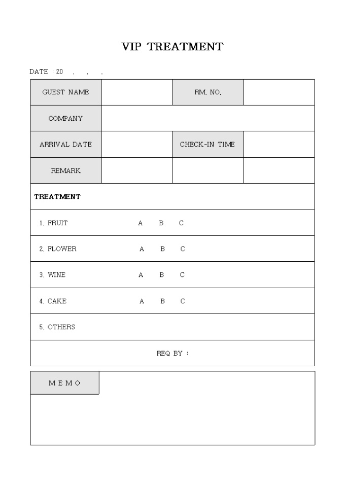 VIP TREATMENT 미리보기