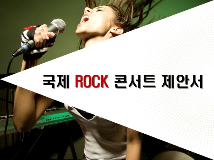 공연문화 콘서트 제안서(원페이지 제안서+PPT패키지) 미리보기