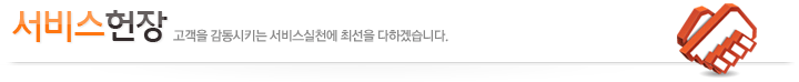 서비스헌장