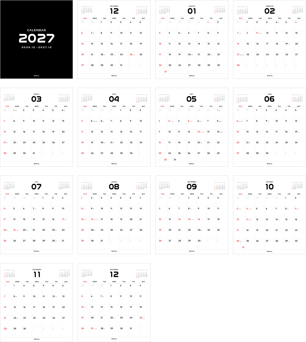 2027_DESK CALENDAR_������ Ź��޷��̹���_�ո��̹���