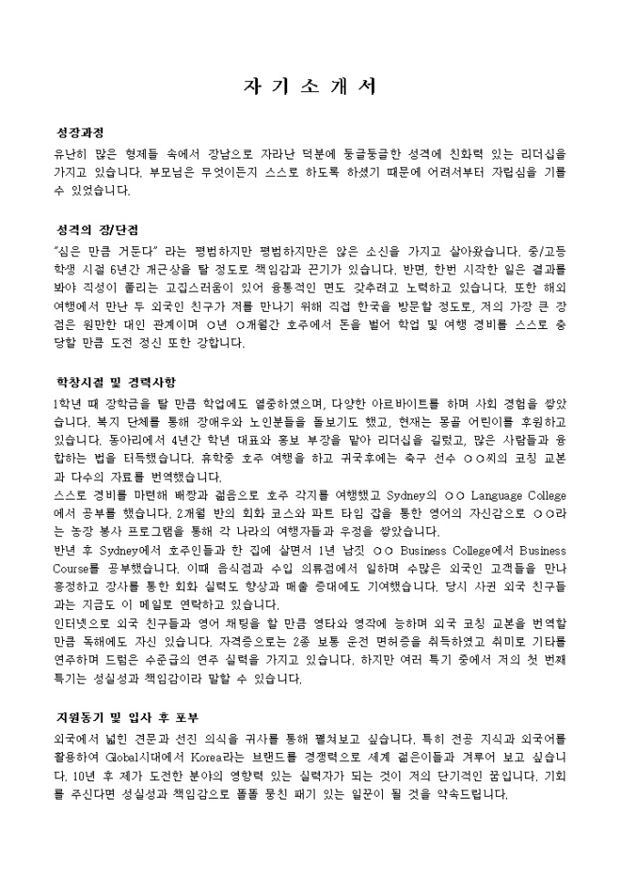기획_신입 자기소개서 미리보기