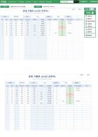 근태 기록부(4시간 근무자)