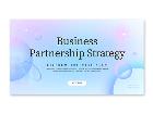 파워포인트배경(비즈니스제휴전략)