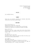 [영문이력서, resume]Disc Jockey(DJ, 아나운서)_경력