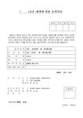 각서(보증해제에 대한 동의)
